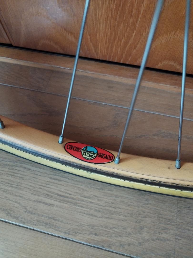 アマンダ　ギッザロ　木リム　フロントホイール　ブルベ