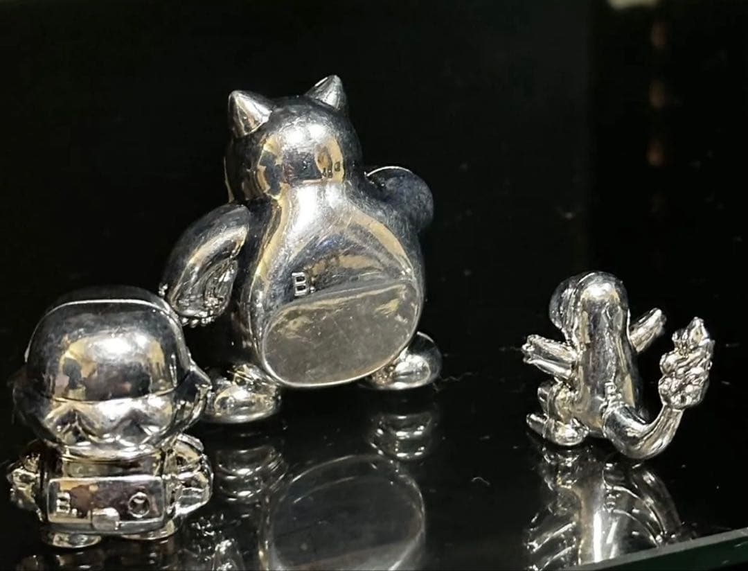 【激レア】初期ポケットモンスターレッド/ヒトカゲ/カビゴンメタルフィギュアセット