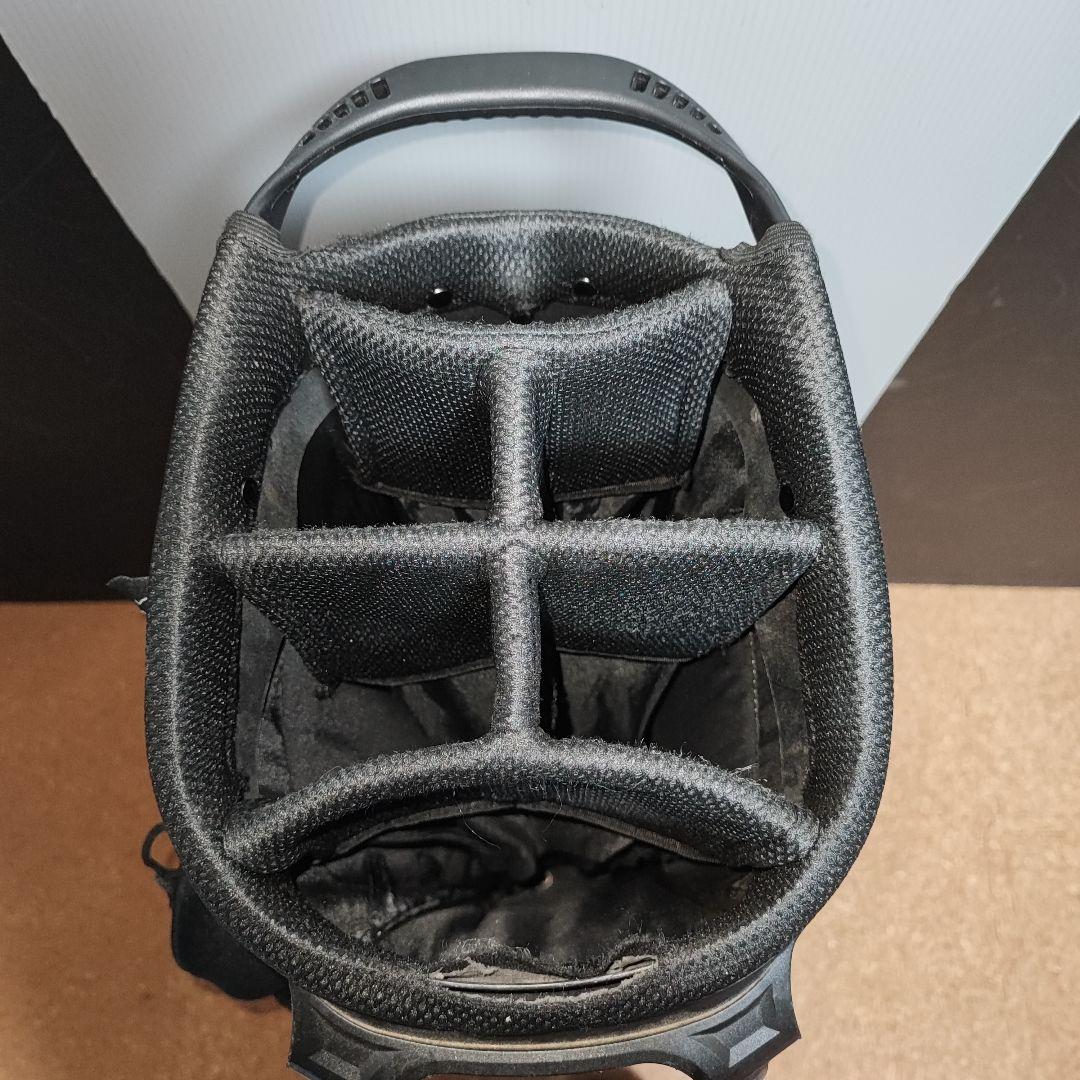 1PIU1UGUALE3 スタンド式キャディバッグ 黒 ブラック