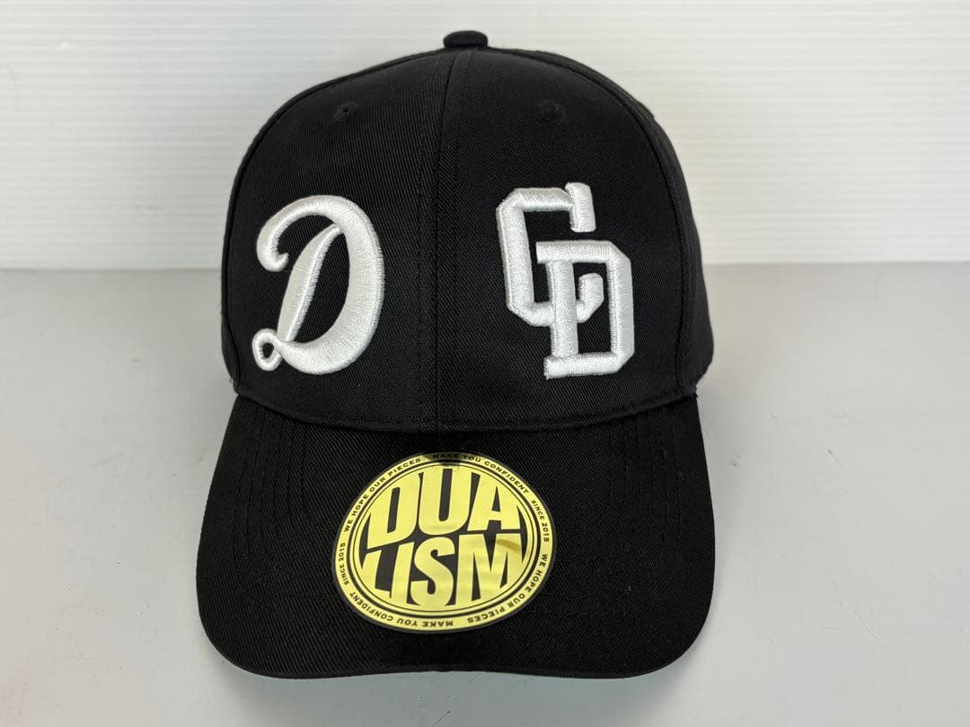 中日ドラゴンズ デュアリズム コラボ キャップ 野球 帽子 ブラック