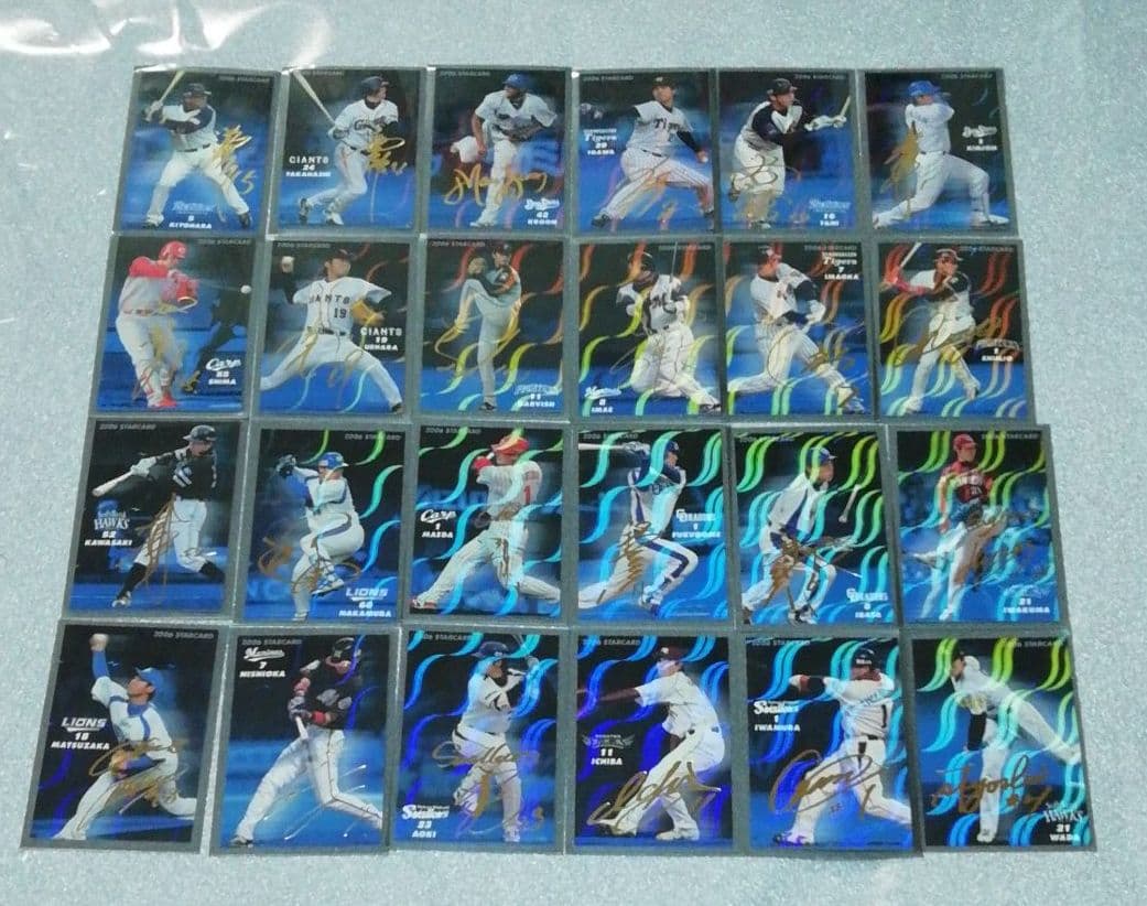 プロ野球チップス2006第2弾スターカード全24種類コンプリート