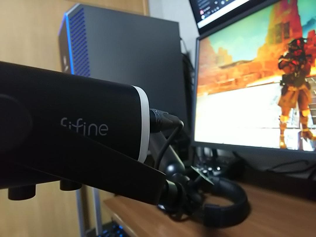 FIFINE ブームアーム マイクスタンド マイクアーム コンデンサーマイク用m