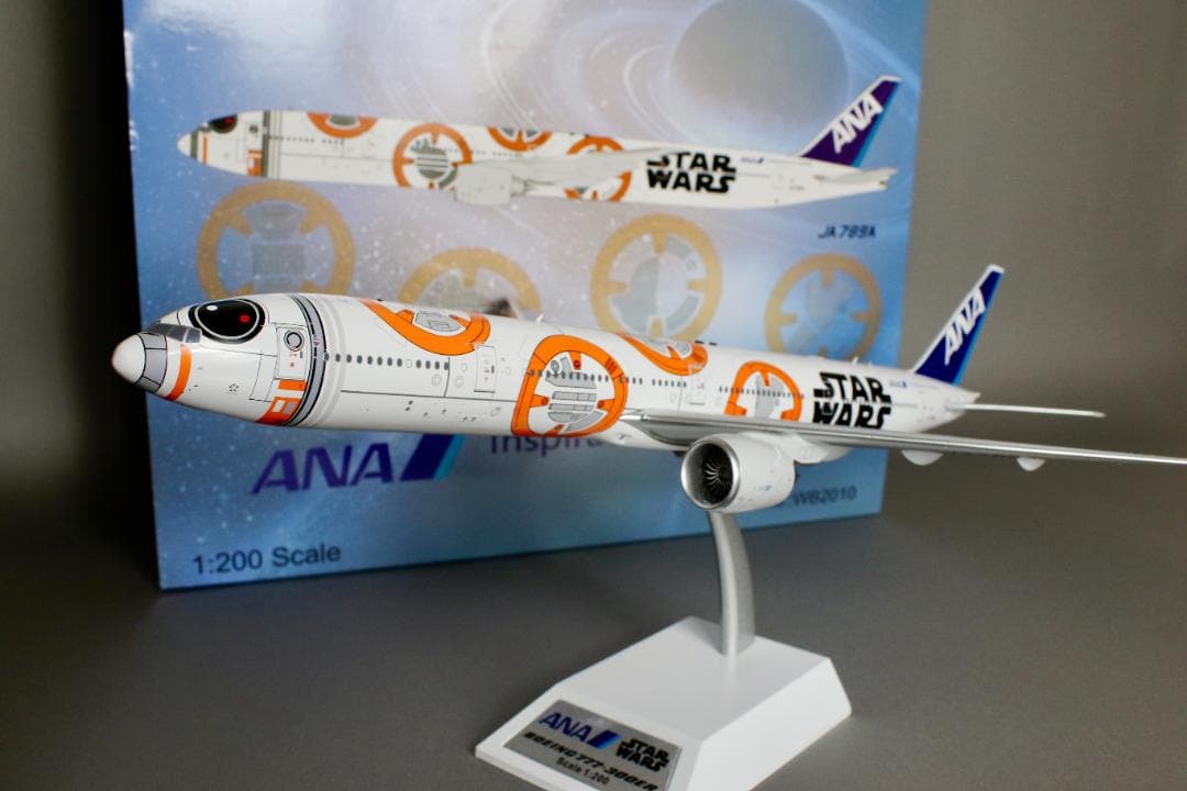 レア ANA B777-300ER JA789A BB-8 1/200
