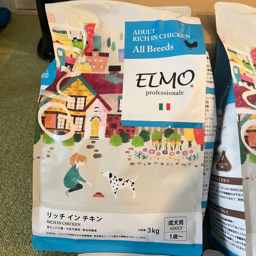 計7.6kg✨ELMO リッチインチキン3kg×2袋、800g×2袋