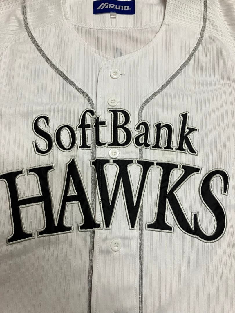 柳田悠岐　直筆サイン　ユニフォーム　福岡ソフトバンクホークス　ミズノ　レプリカ