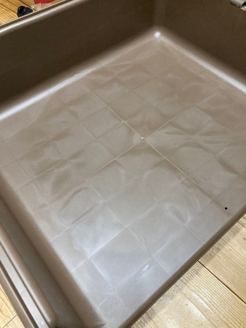 【ほぼ新品】2段出入り簡単ドア付きキャットケージ アンティークホワイト　コーナン