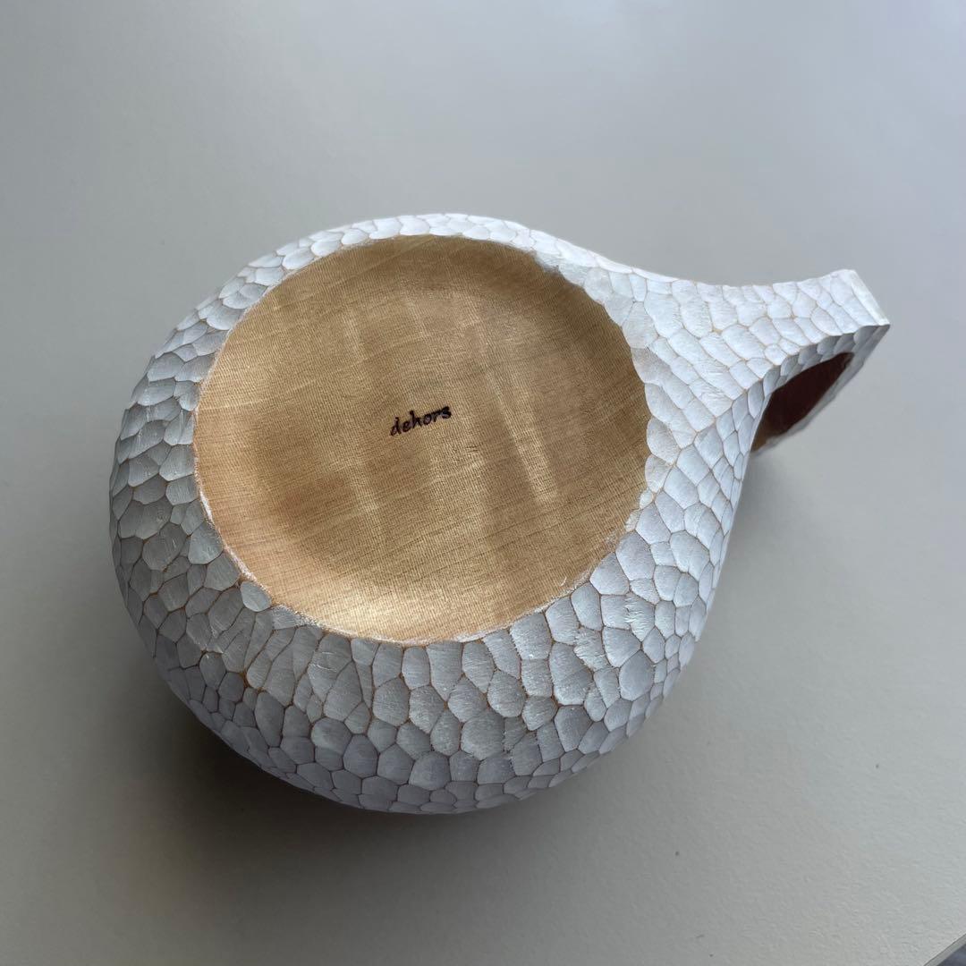 atelier dehors 栃 白 アトリエドゥオル ククサ 木製カップ