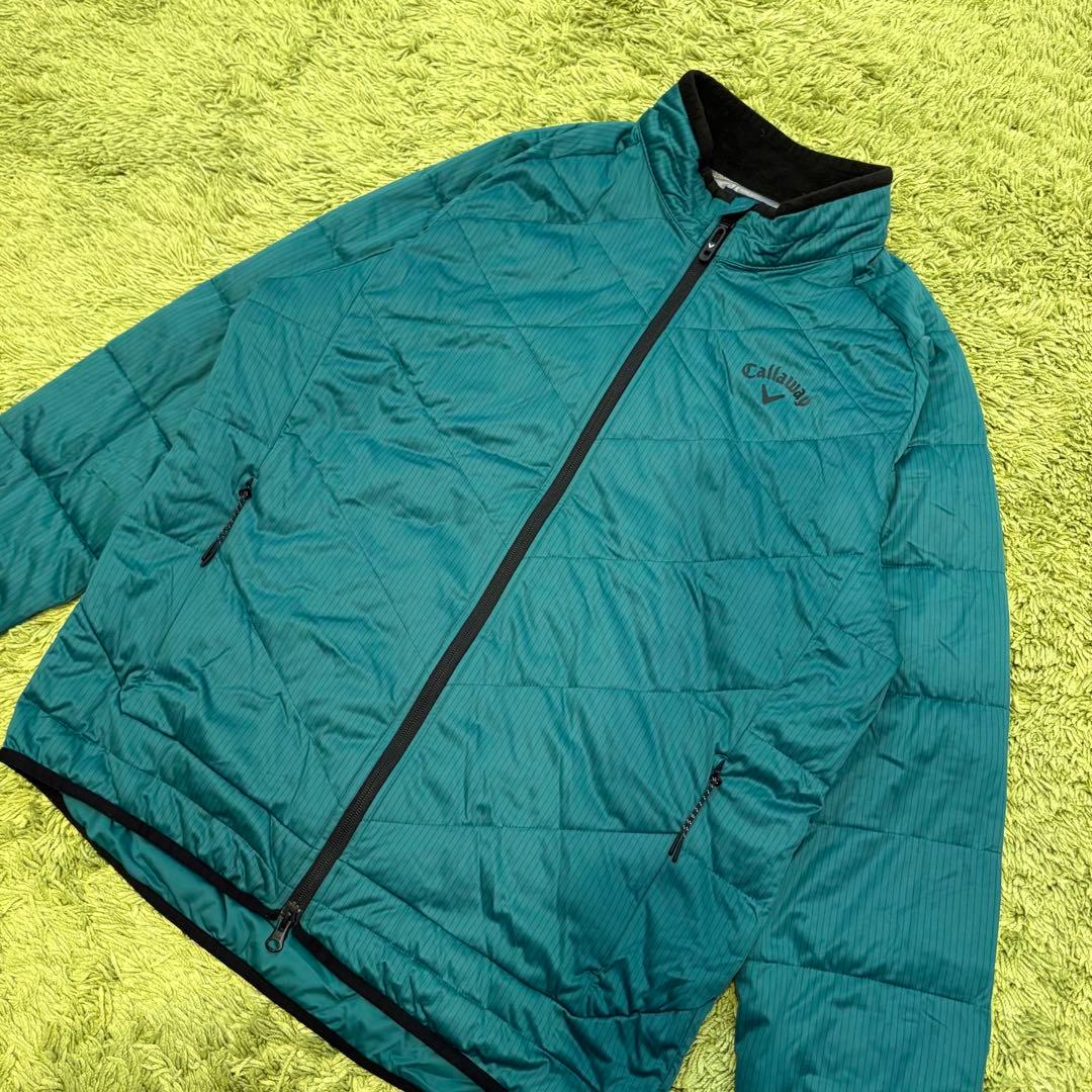 キャロウェイ callaway 中綿ジャケット スターストレッチ 緑 3L