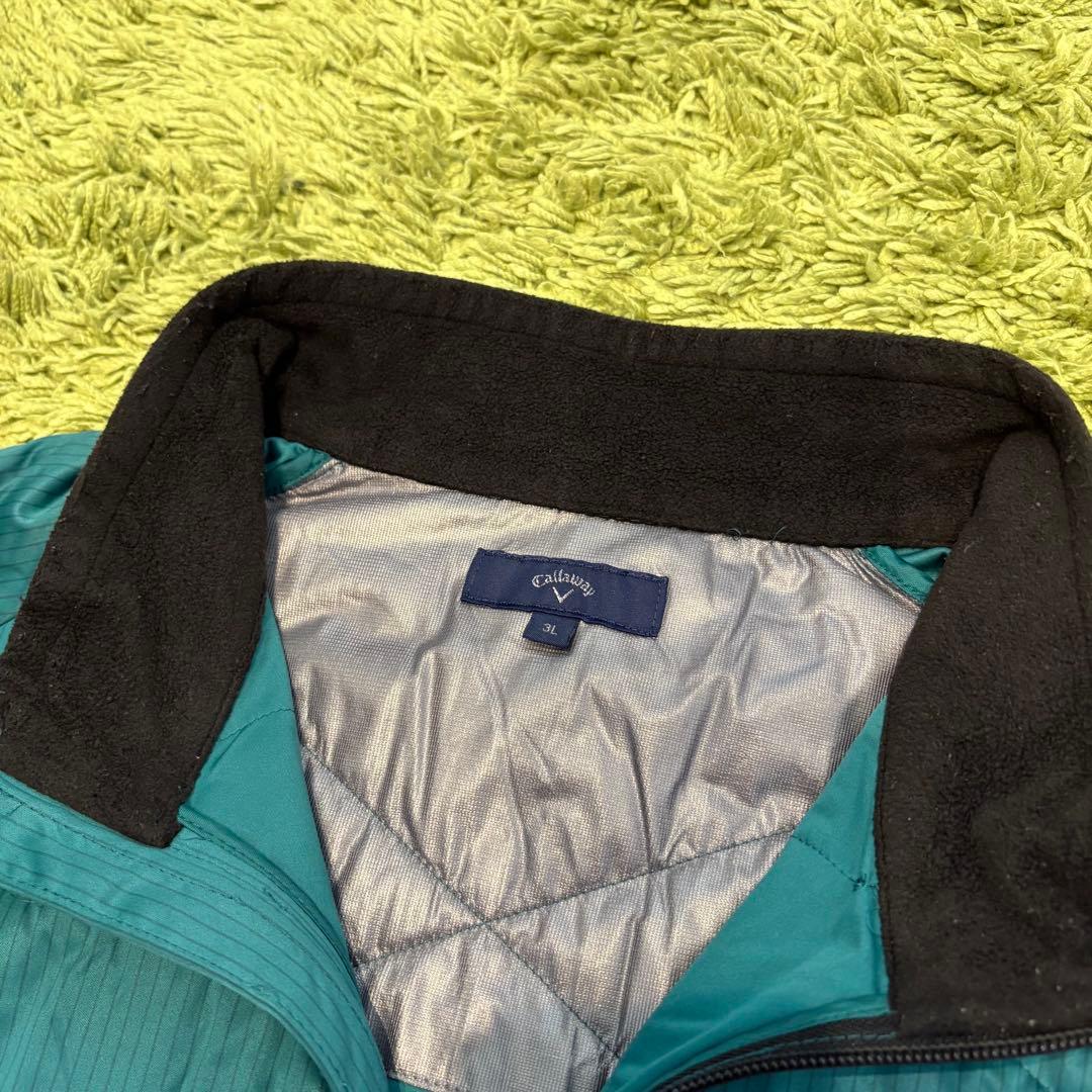 キャロウェイ callaway 中綿ジャケット スターストレッチ 緑 3L