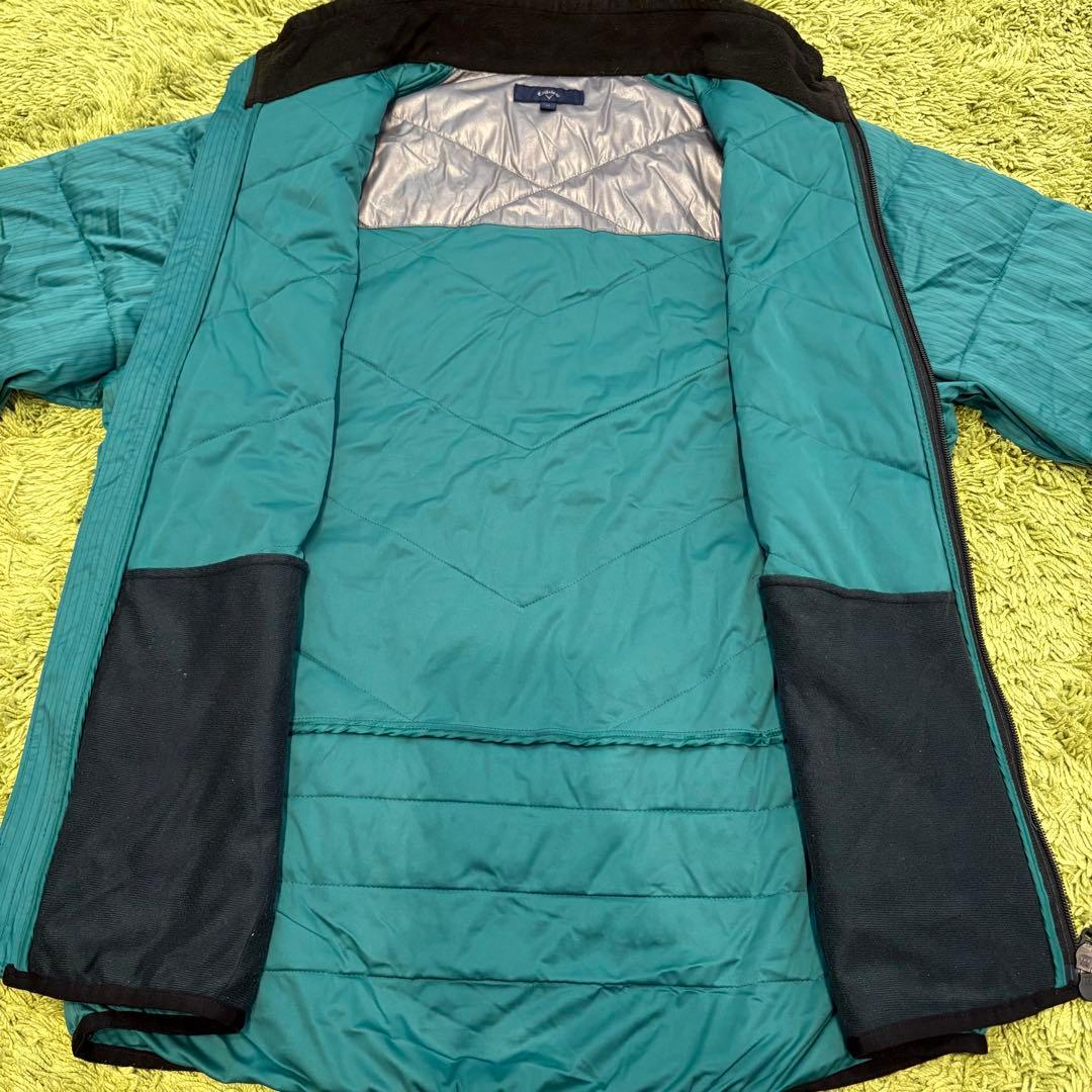 キャロウェイ callaway 中綿ジャケット スターストレッチ 緑 3L