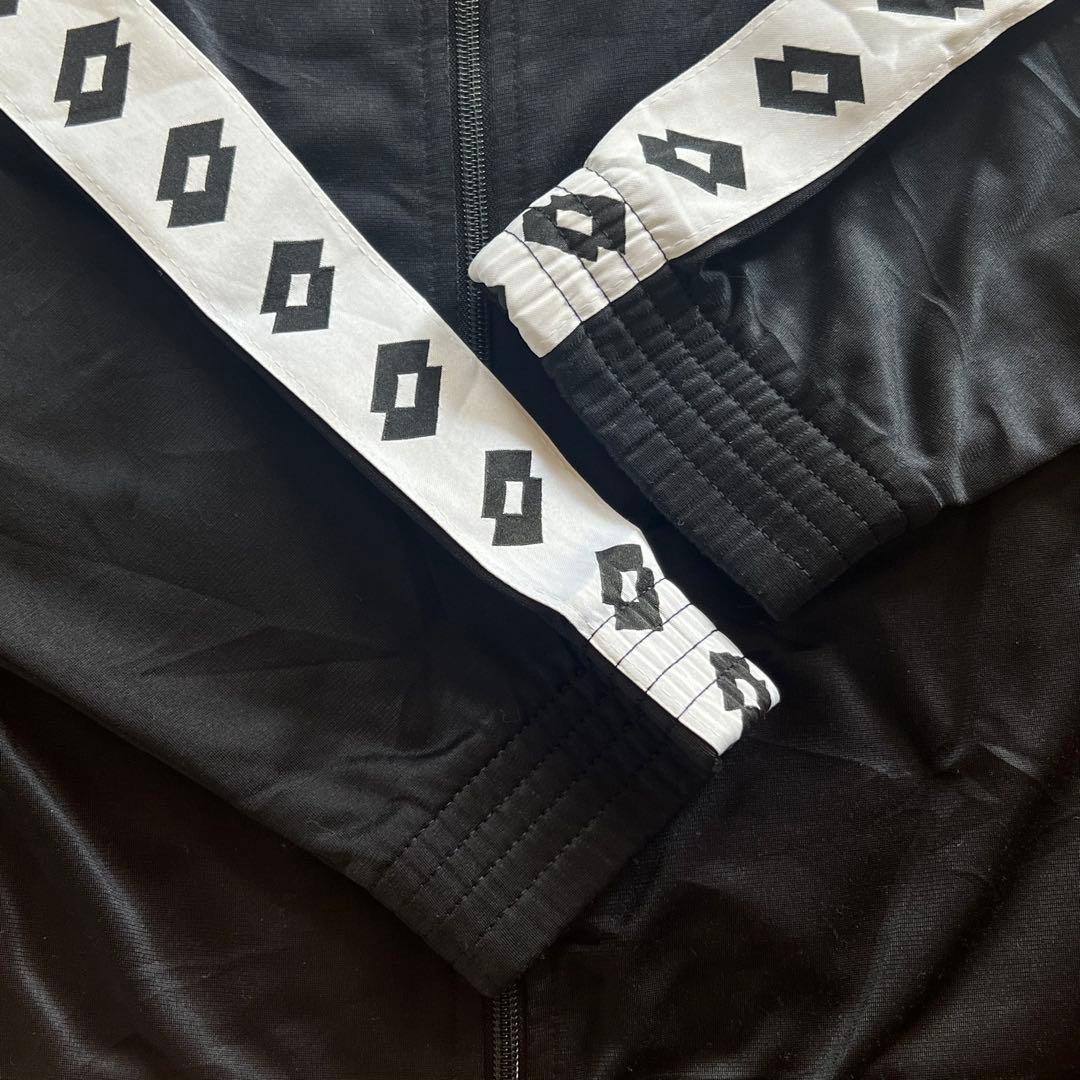 90s【Lotto】トラックジャケット BLACK S