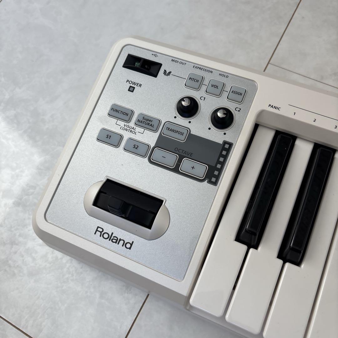 【美品】Roland A-49 ホワイト MIDIキーボード