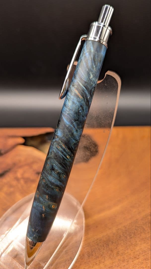 612スタビライズドウッドバーチバール　木軸シャーペン　ボールペン