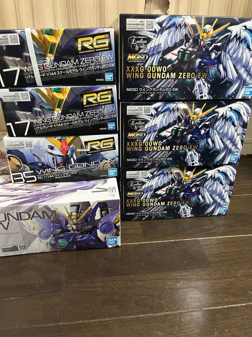 MGSD ウイングガンダムゼロew rg トールギス　ウイングガンダム　まとめ