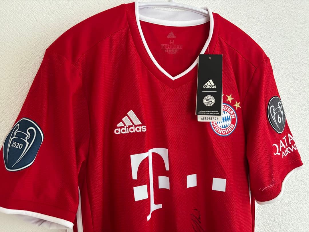 ✨新品未使用✨ 2020-21年シーズン バイエルン ユニフォーム 直筆サイン入