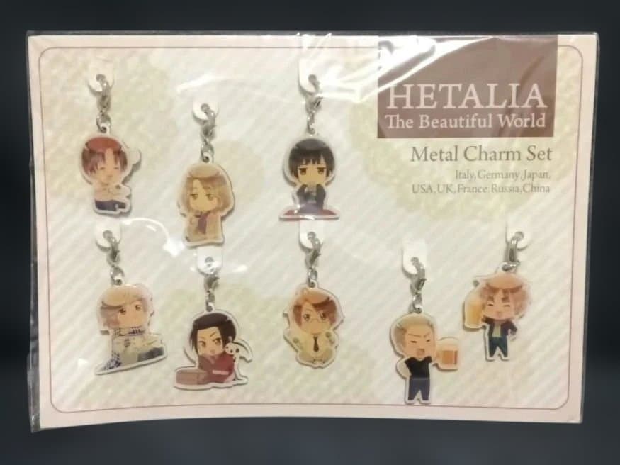 ヘタリア メタルチャームセット 8個入り