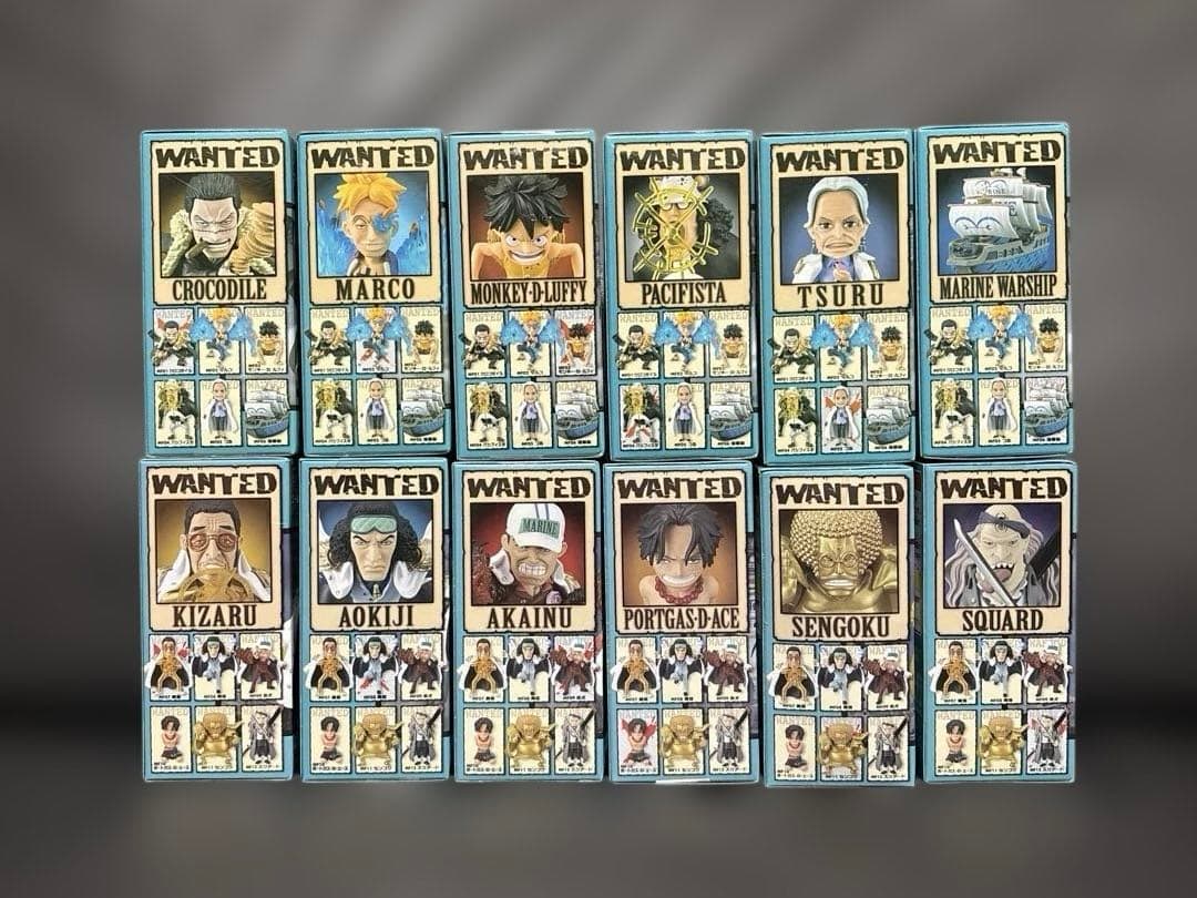 ワンピース　ワールドコレクタブルフィギュア　マリンフォード1、2　計12体セット