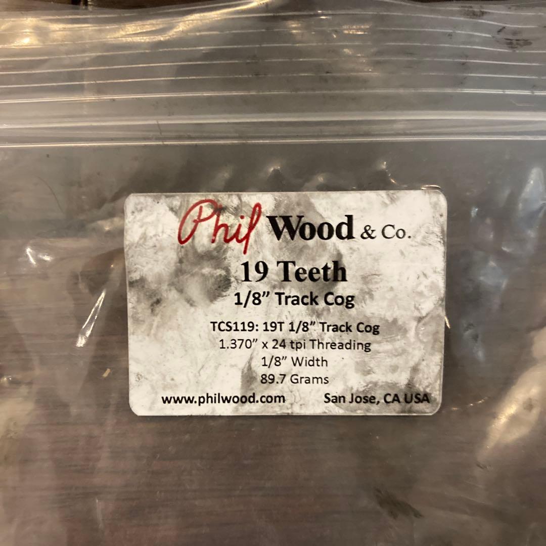 Phil Wood 19t コグ 厚歯1/8\"
