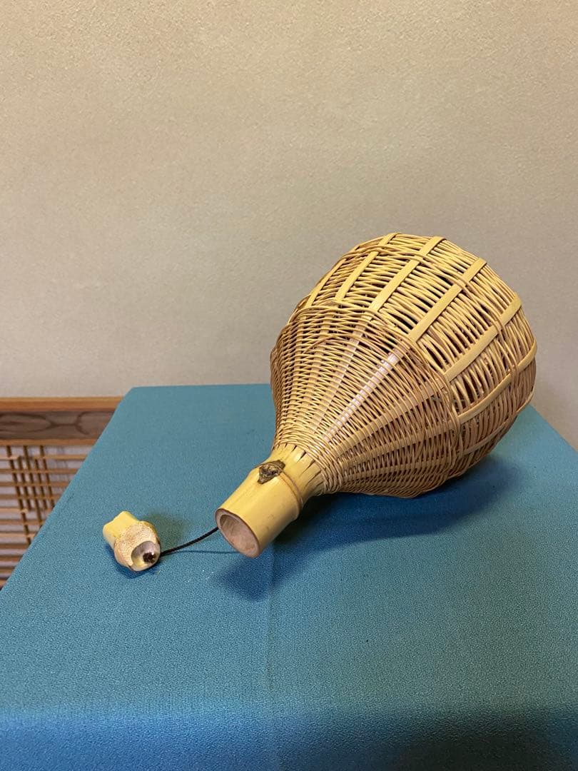 茶道/花入 竹泉 虫かご