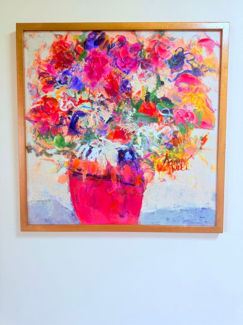 フランフラン　Francfranc　アート　花　ピンク　お値下げ不可