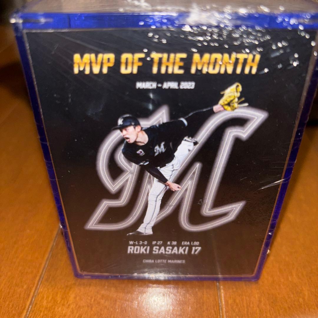 千葉ロッテマリーンズ佐々木朗希❤月間MVP記念ボール