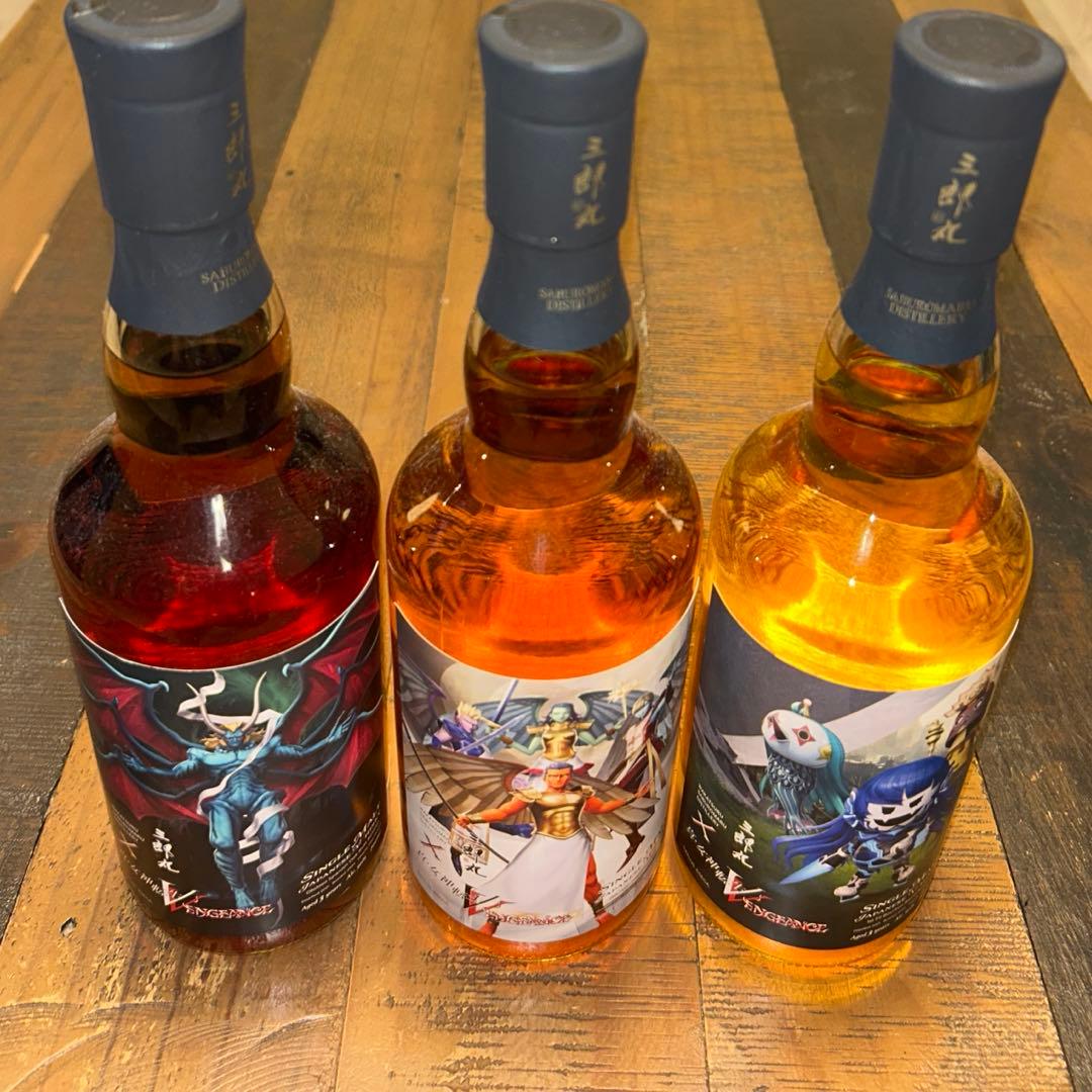 シングルモルト 三郎丸 3本セット / 三郎丸蒸留所 × 真・女神転生Ⅴ