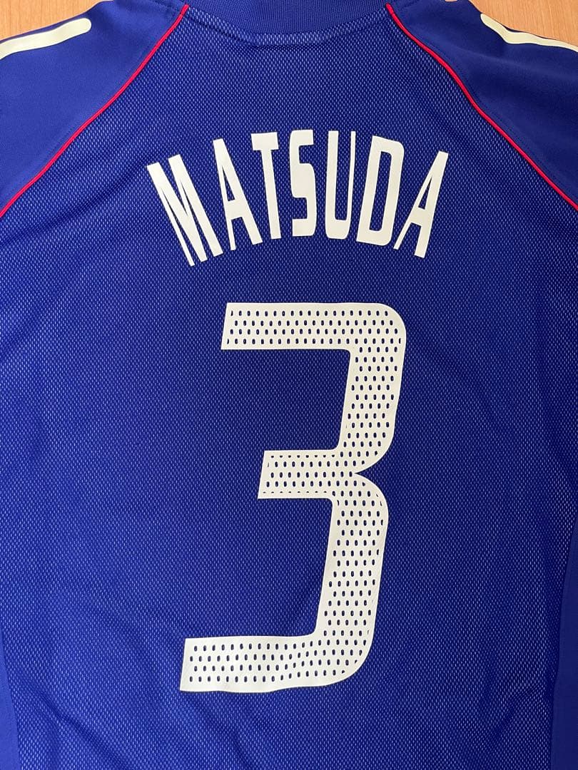 サッカー 日本代表 ユニフォーム 2002 年 日韓 W杯 背番号 3 松田直樹