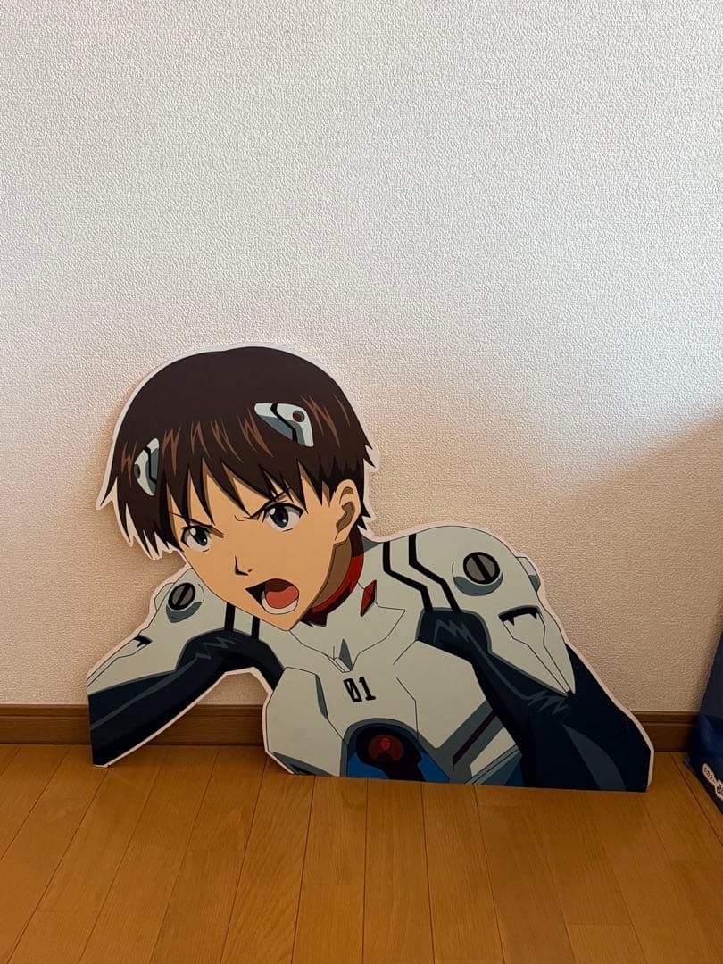 【店舗用】エヴァンゲリオン 等身大パネル 立て看板 レイ（長髪） カヲル 激レア