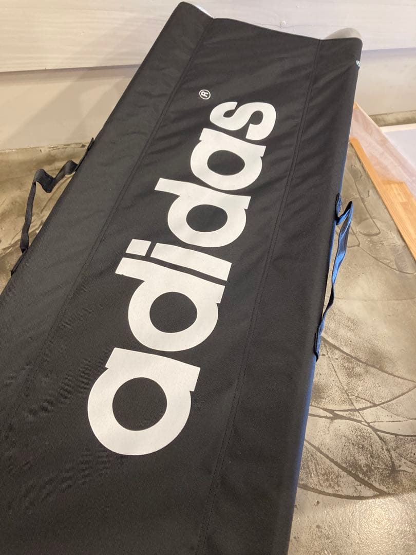 デッドストックadidasアウトドアベンチvintageアディダス折り畳み椅子