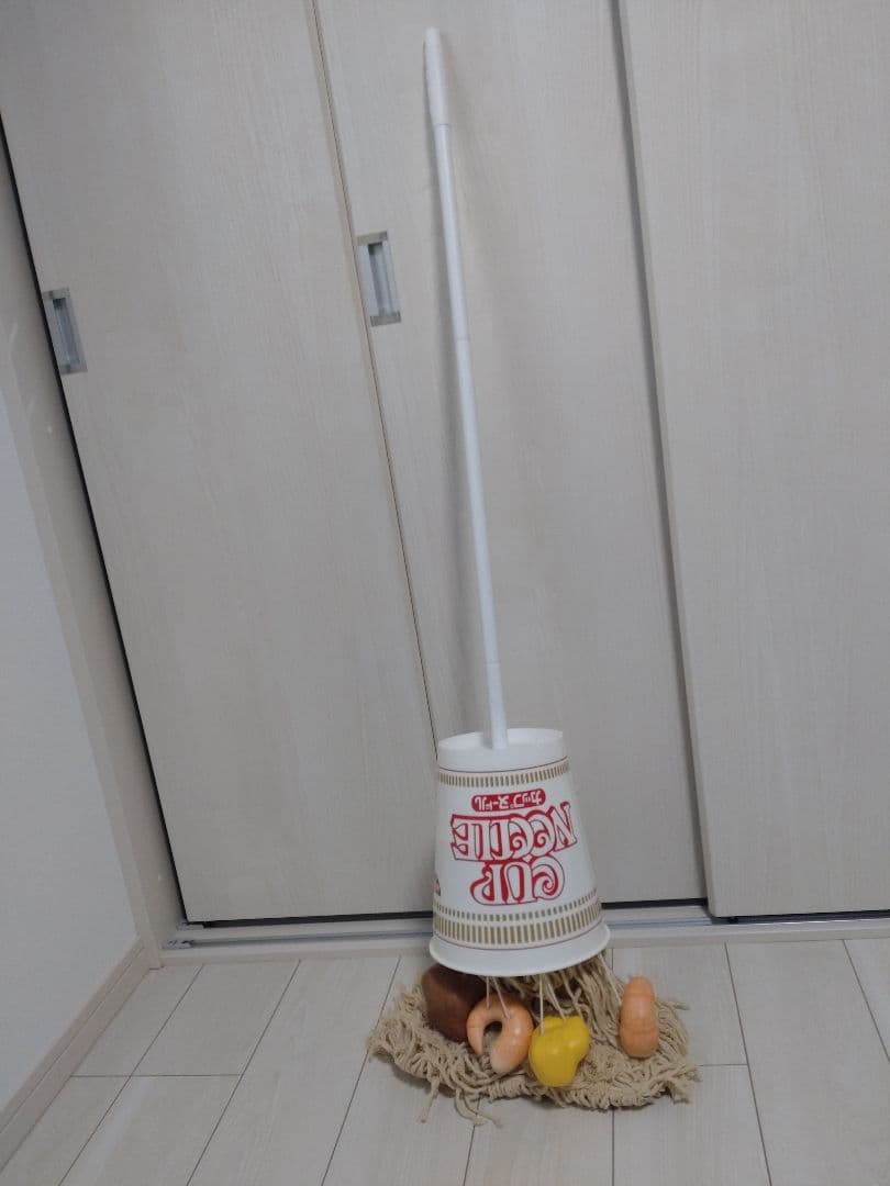 日清　おうちモップヌードル　カップヌードルクエスト　モップ　キャンペーン