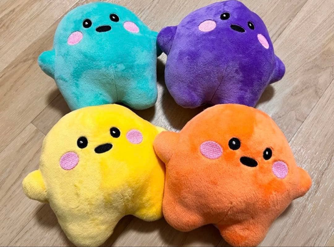 万博　サーキュラーぬいぐるみ　大4色セット