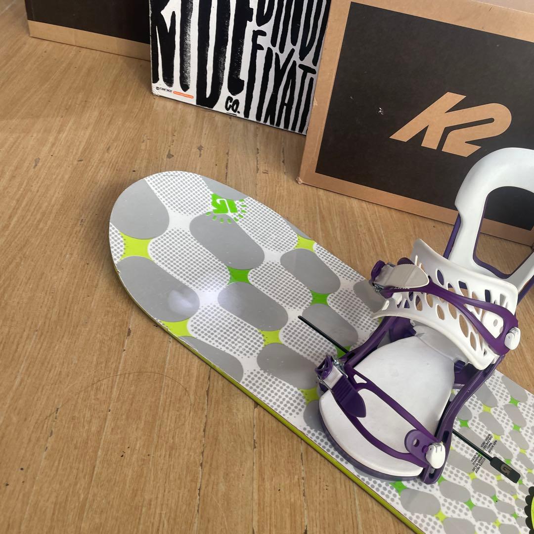 BURTON×LINK　バートン　バインディング付　希少137スノーボードセット