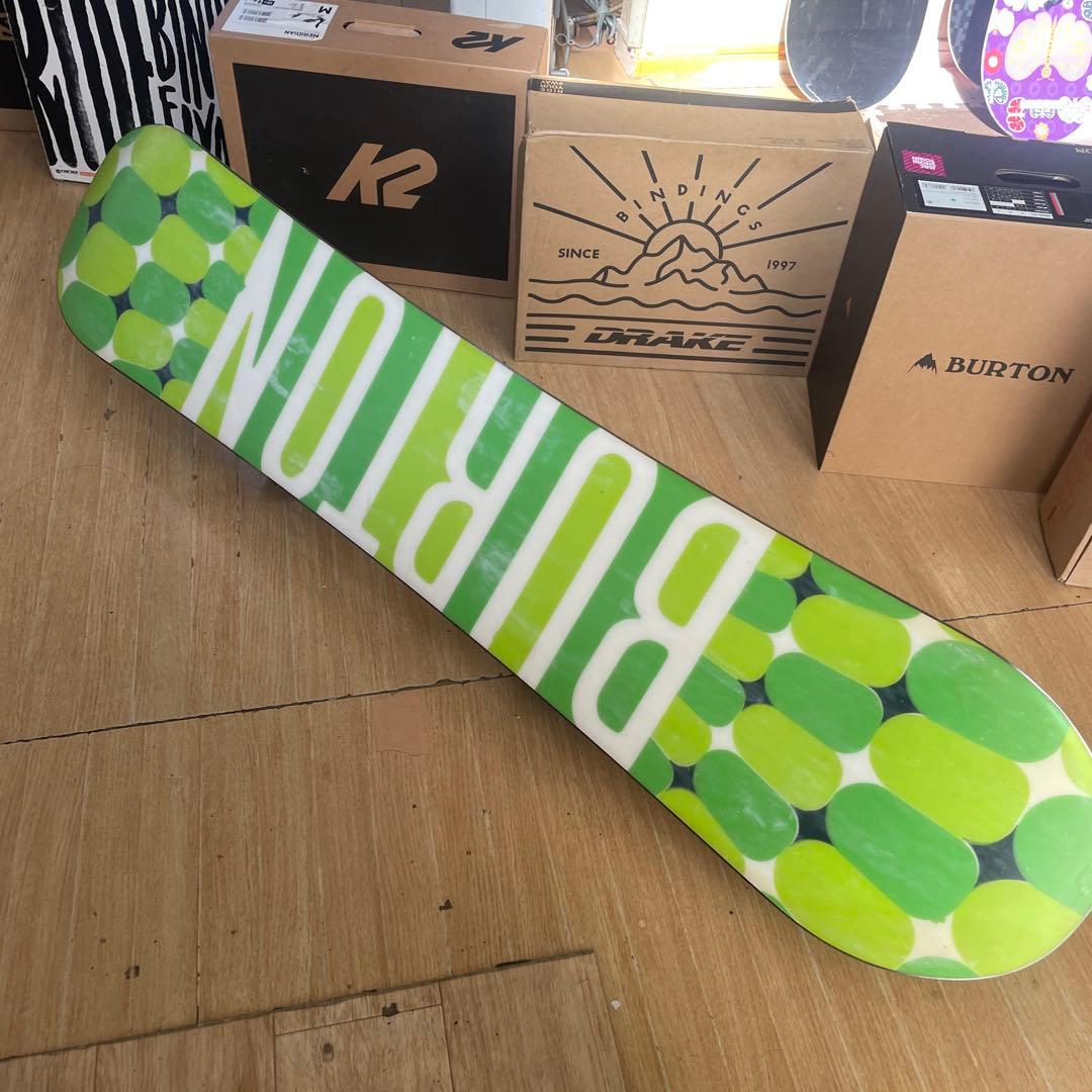 BURTON×LINK　バートン　バインディング付　希少137スノーボードセット