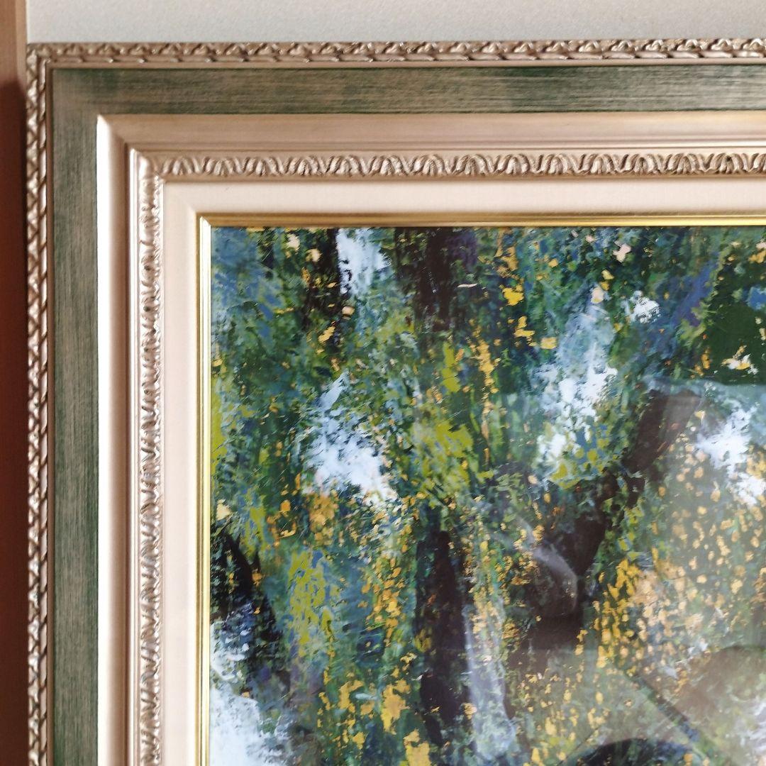 [真作] 島田三郎/題名「7月のシャルトル」/大作、油彩F30号/極美品