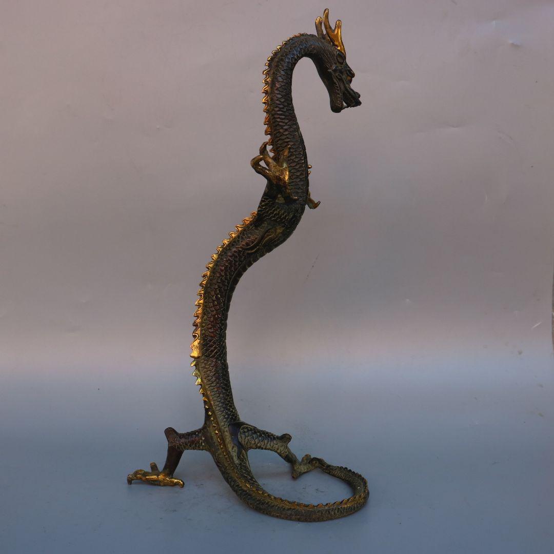 竜 銅 細工 装飾品 工芸品 美術品 置物
