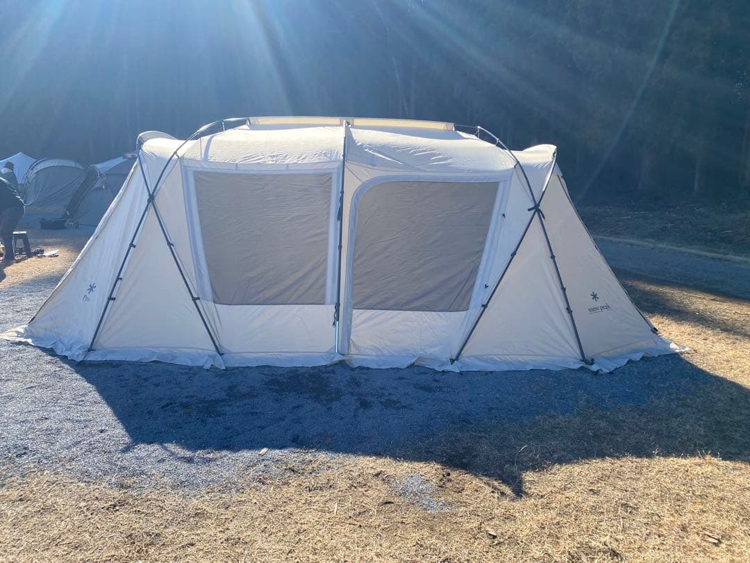 雪峰祭ランドロックPro アイボリー　専用マット、シート付　インナーテント未使用