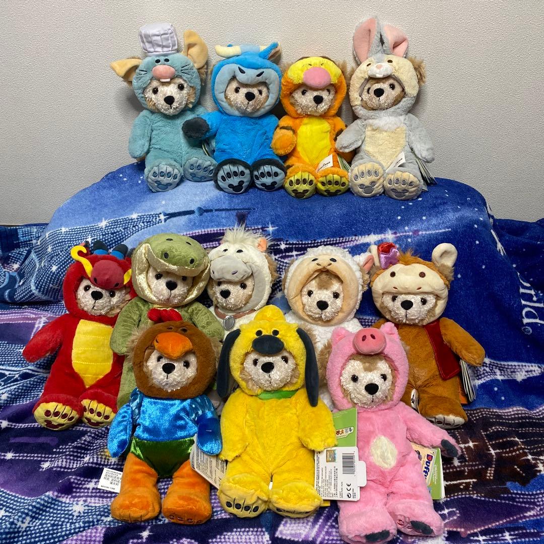 十二支　ダッフィー 上海ディズニーランド　12体セット　干支
