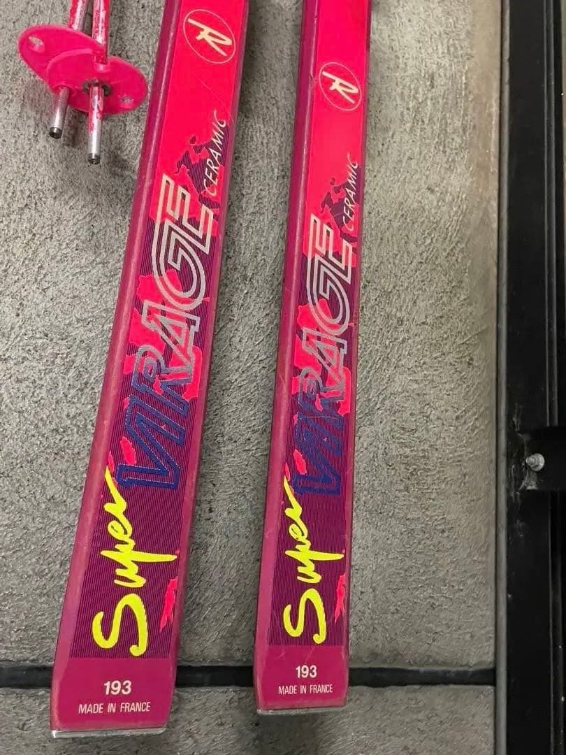 ROSSIGNOL 90年代スキー super virage used 193c