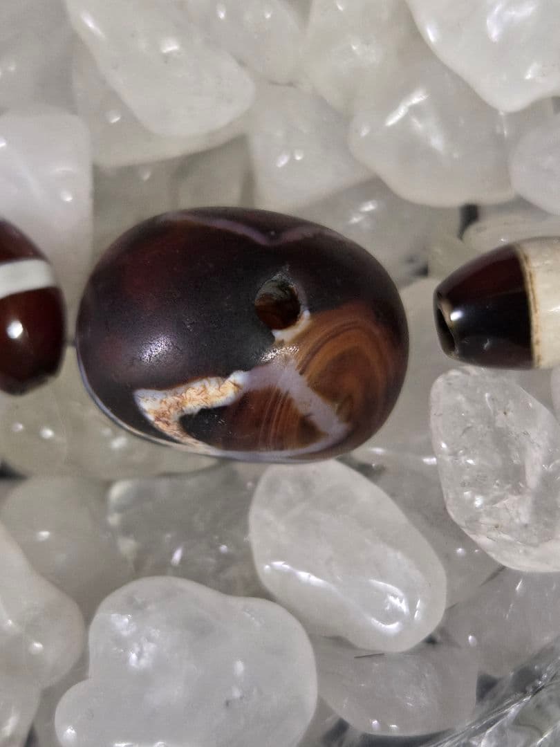 969　天珠　金剛杵天珠　羊眼　板眼　一線　dzibeads！