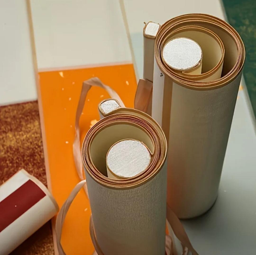 あ*読様 ドラゴンと炎の和風掛軸