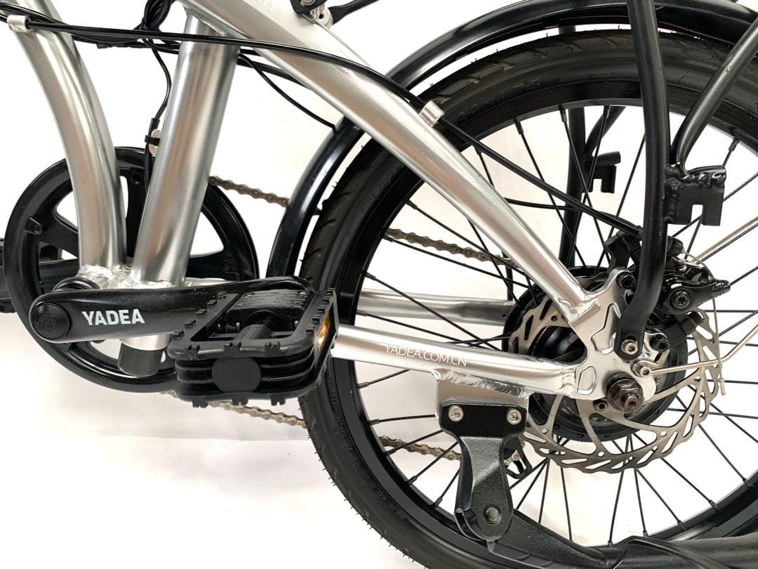 【即乘】送料無料 YADEA ディスク式MTB 折り畳み電動自転車 動作確認済