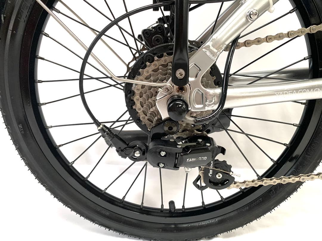 【即乘】送料無料 YADEA ディスク式MTB 折り畳み電動自転車 動作確認済