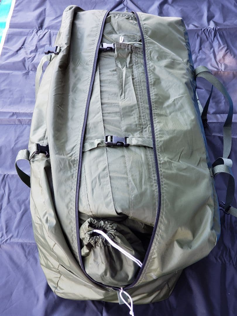 DODカマボコテント3M(カーキ)+専用マットシートセット 中古