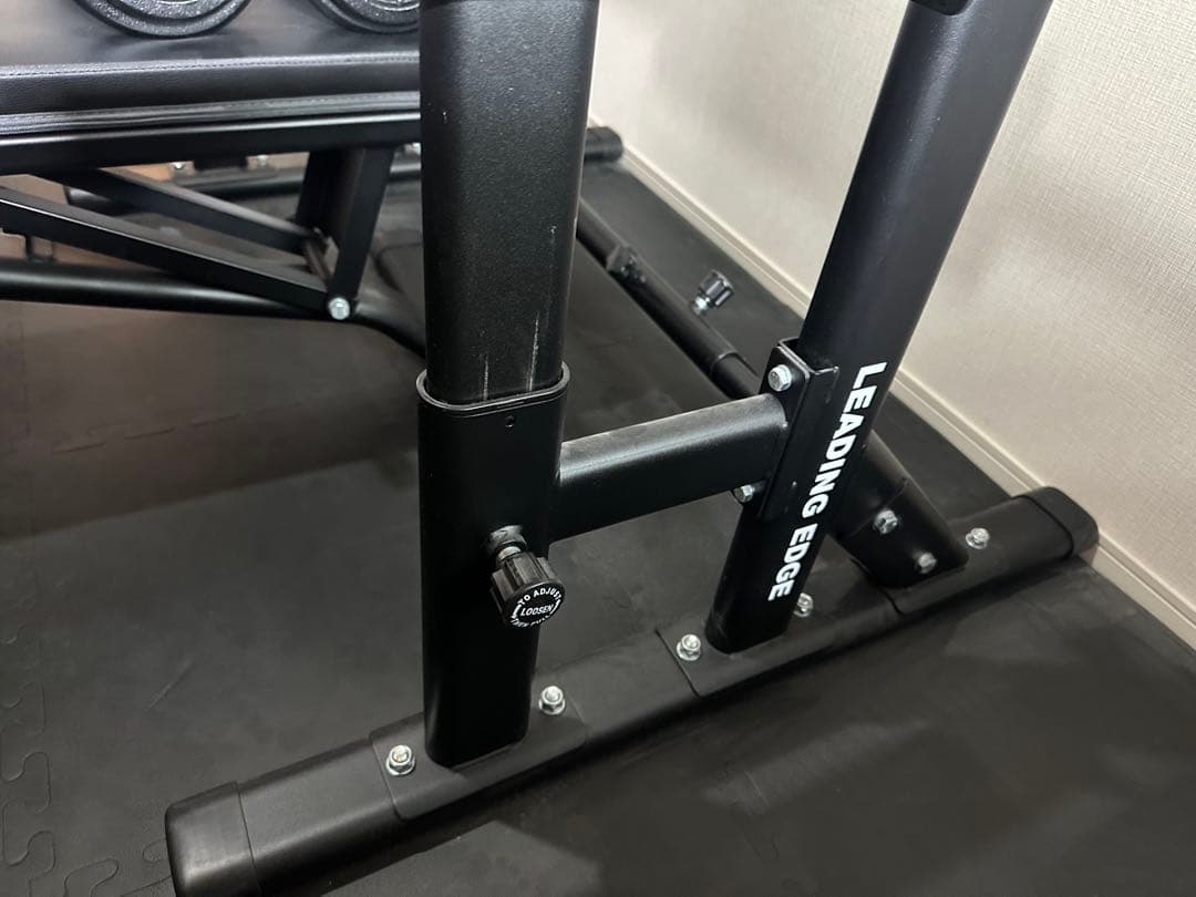 引取限定 リーディングエッジ ラック バーベル スクワットパッドセット