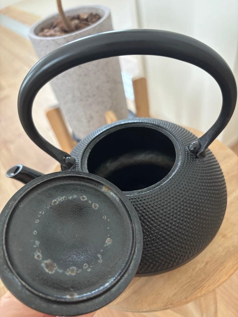 南部鉄器 鉄瓶 アラレ 1.2L