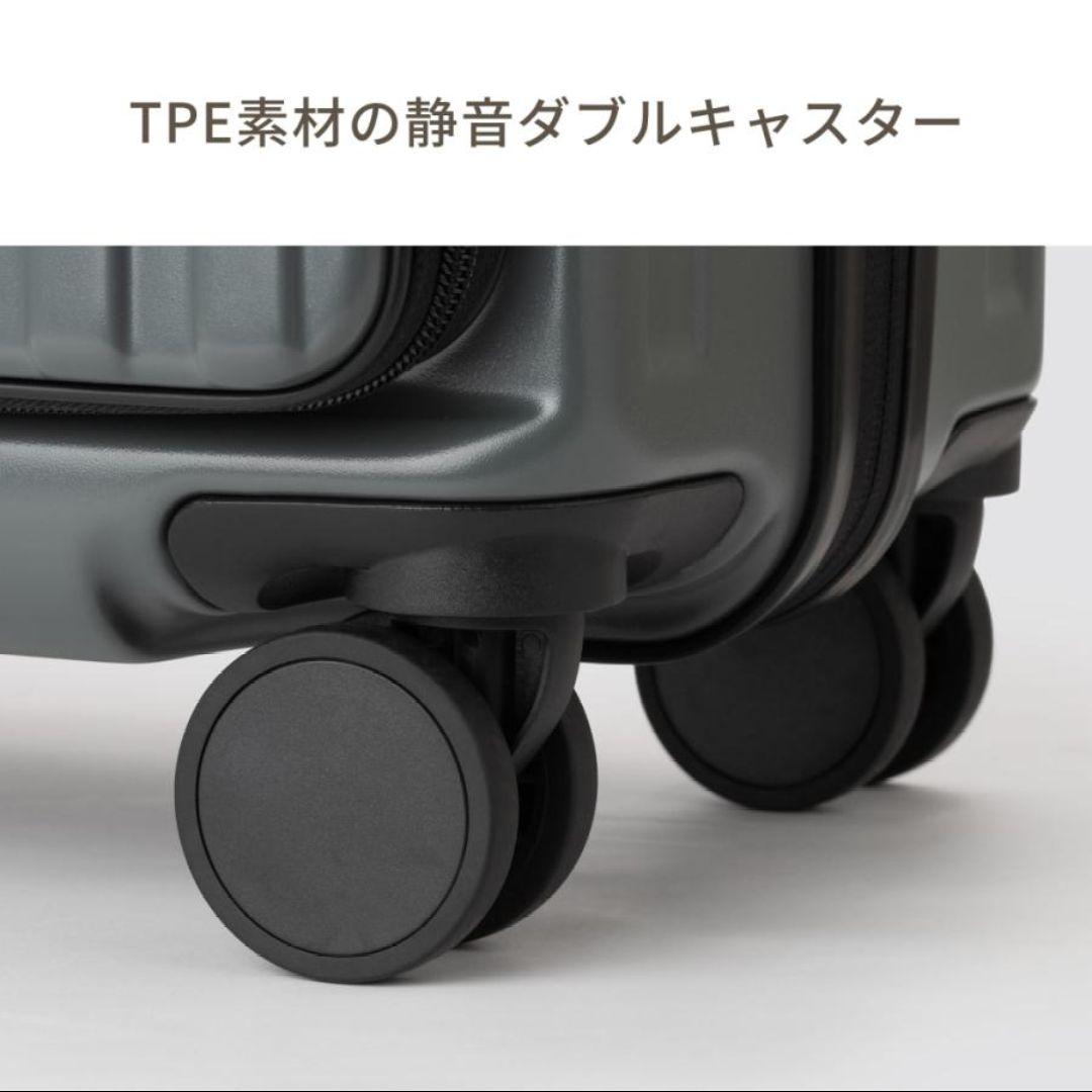 新品未使用☆LW 5524-60 カーキ フロントオープン キャリーケース