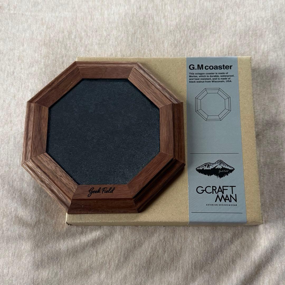 新品 geek field × G.CRAFTMAN ウォールナット コースター
