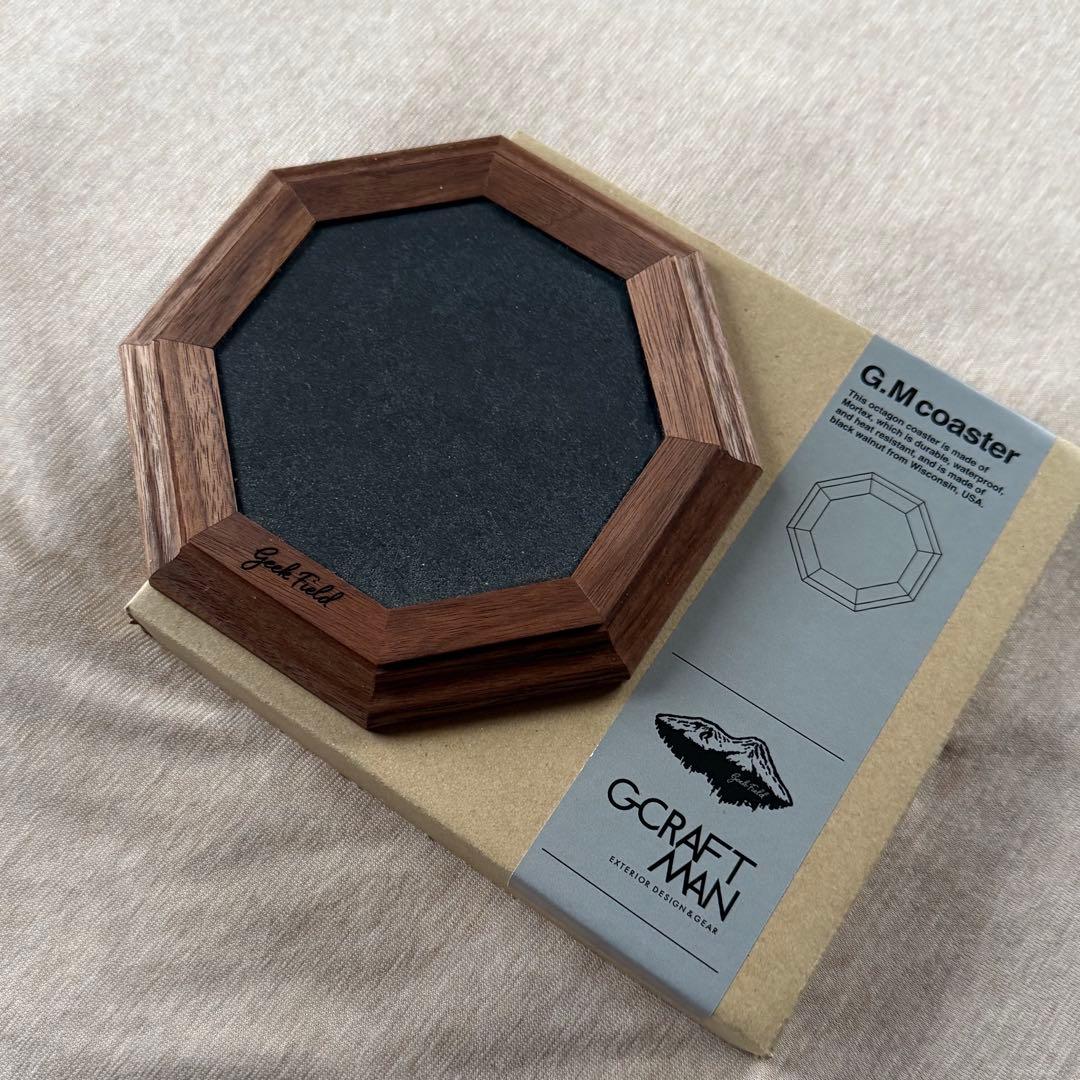 新品 geek field × G.CRAFTMAN ウォールナット コースター