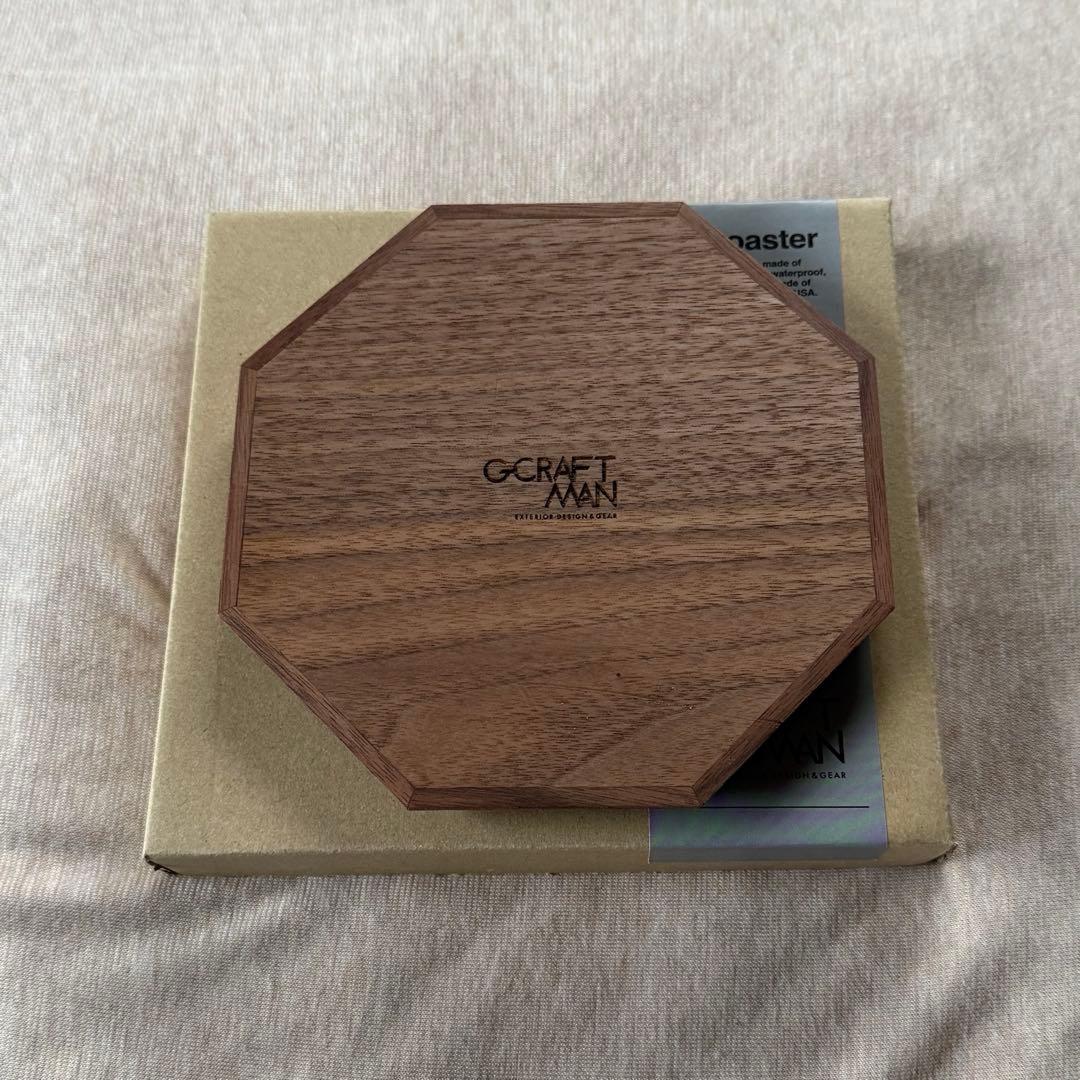 新品 geek field × G.CRAFTMAN ウォールナット コースター