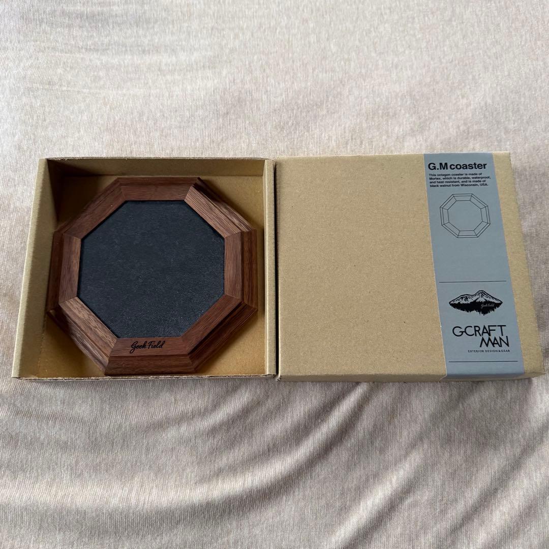 新品 geek field × G.CRAFTMAN ウォールナット コースター